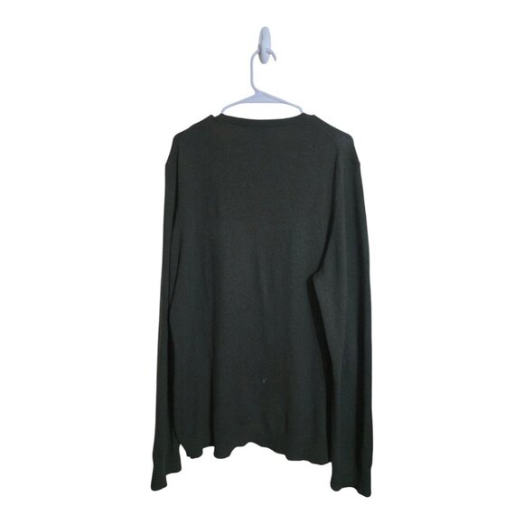 Marshall Fields Sweater Men LT Green Cashmere Preppy Grandpa Core Minimalist - Picture 2 of 10